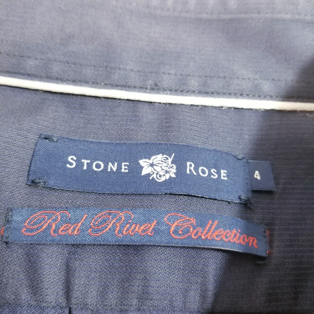 Stone Rose Red Rivet Collection Button Up Dress Shirts - Picture 3 of 14